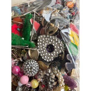 Mixed Craft Beads & Jewelry Making Supplies 2 Lbs 5 Oz Assorted Materials & Colo